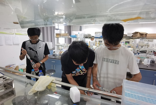 7月14日成人小说
水质检测社会实践小分队进行水质检测操作